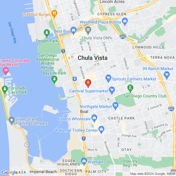 The Nielsen Firm - Tus Abogados de Accidentes location map: 669 Broadway suite 100, Chula Vista, California